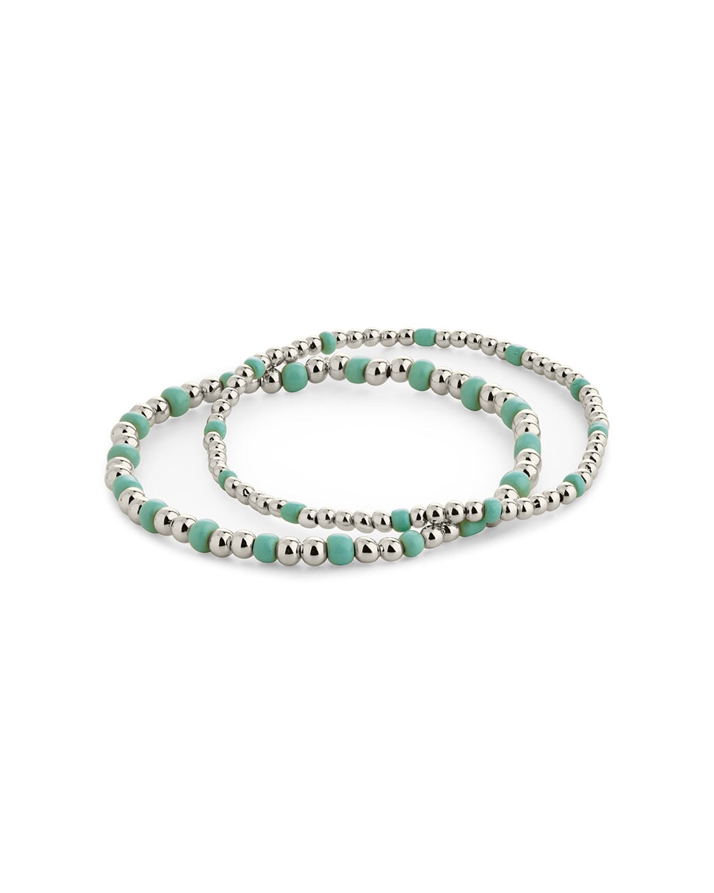 Misty Beaded Stretch Bracelet Set Bracelet Sterling Forever 