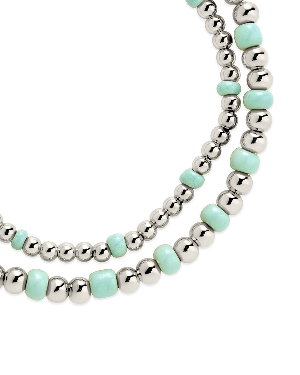 Misty Beaded Stretch Bracelet Set Bracelet Sterling Forever 