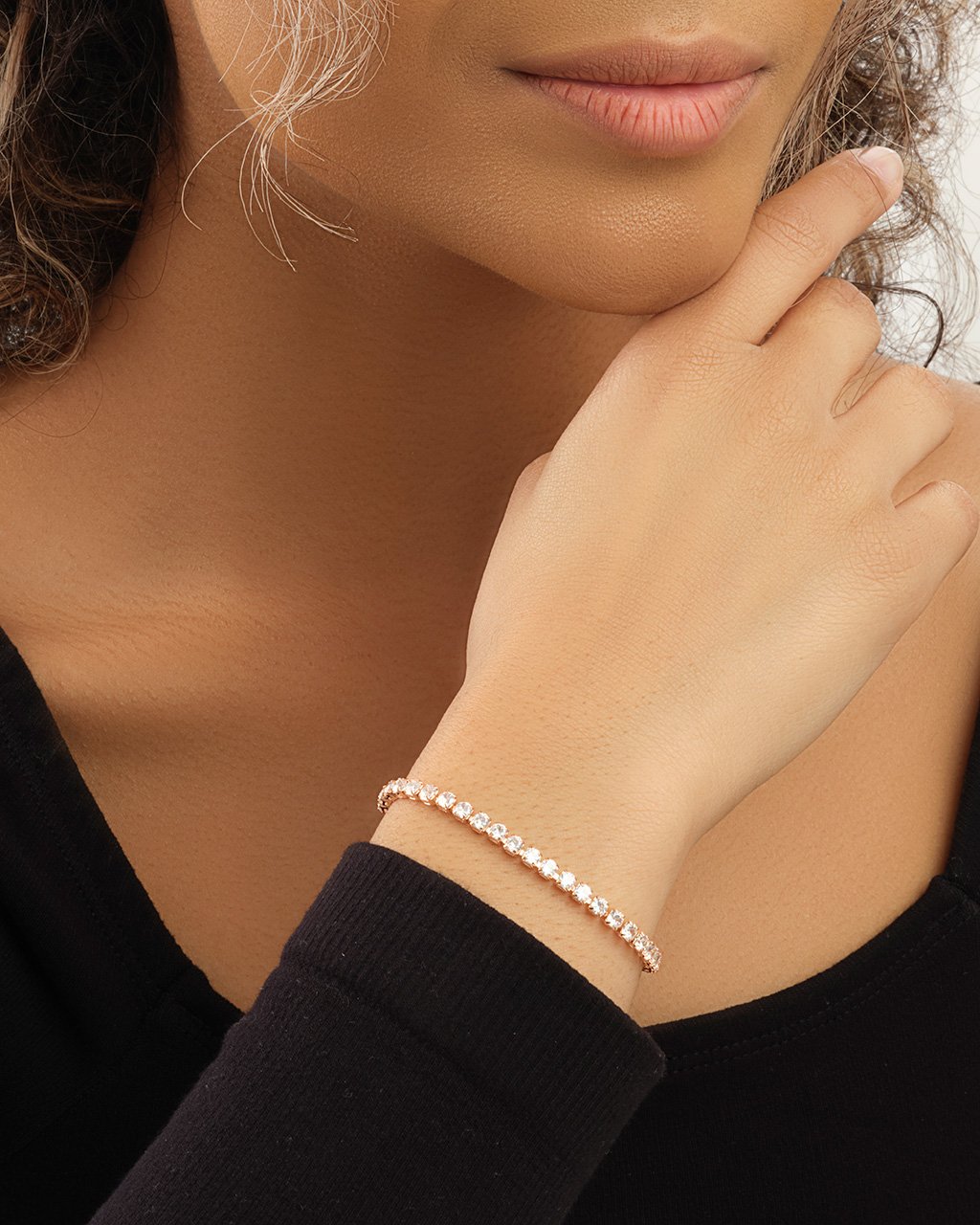 CZ Bolo Slider Bracelet1