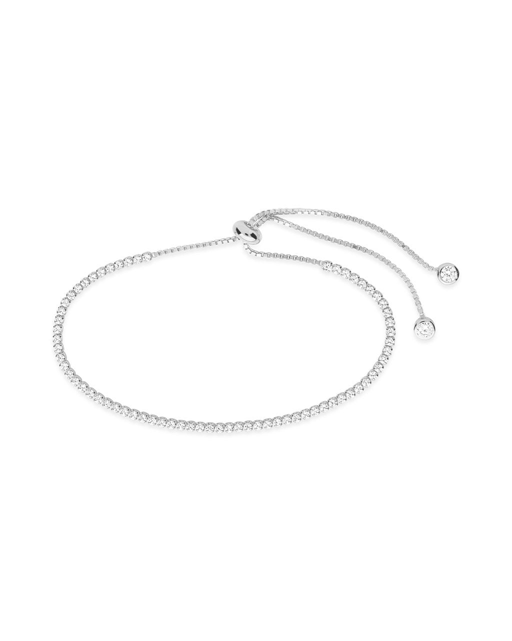 Personalised Slider Sterling Silver Friendship Bracelet | Hurleyburley
