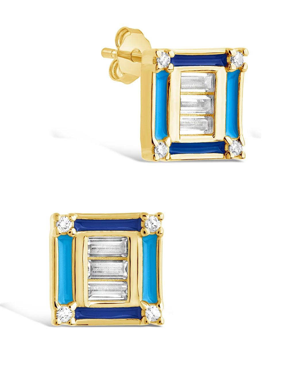 Luella Studs Earring Sterling Forever Gold 