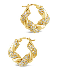 Florence Hoops Earring Sterling Forever 