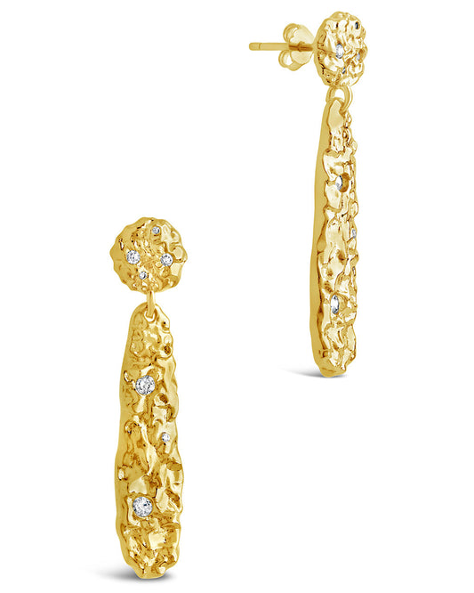 Alina Drop Earrings Earring Sterling Forever Gold 