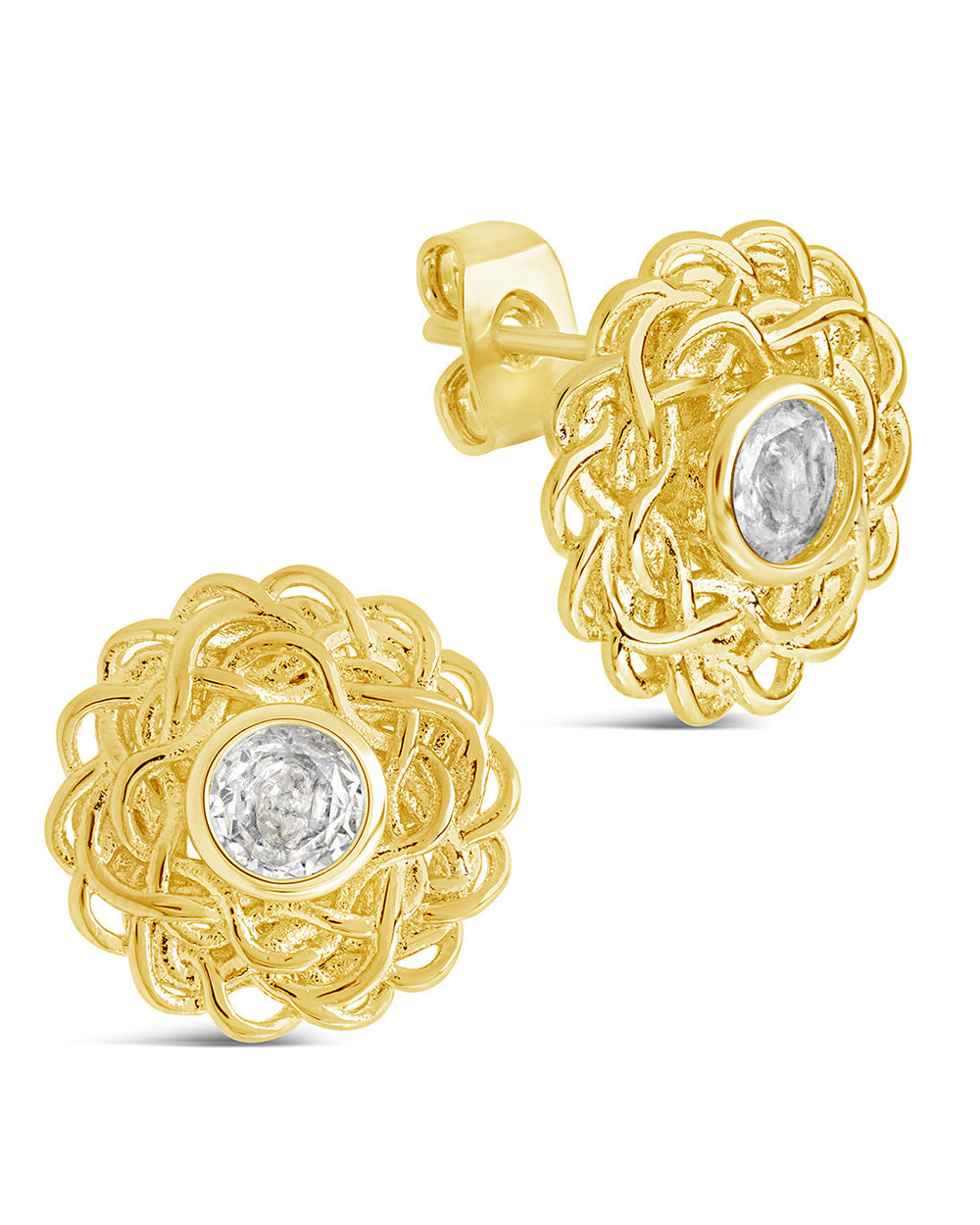 Lanira Studs Earring Sterling Forever Gold 