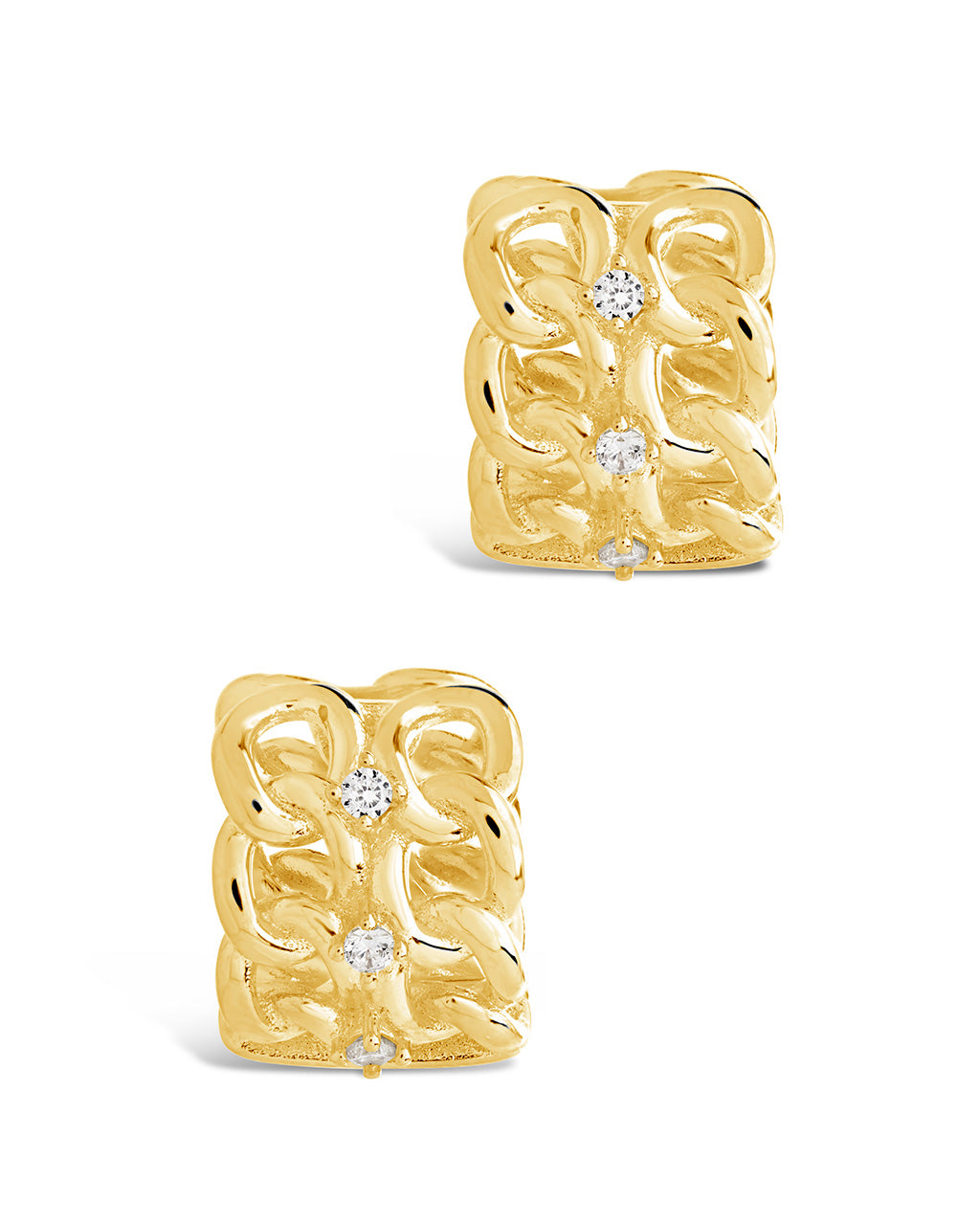 Carleene Huggie Hoops Earring Sterling Forever 