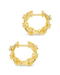 Carleene Huggie Hoops Earring Sterling Forever 