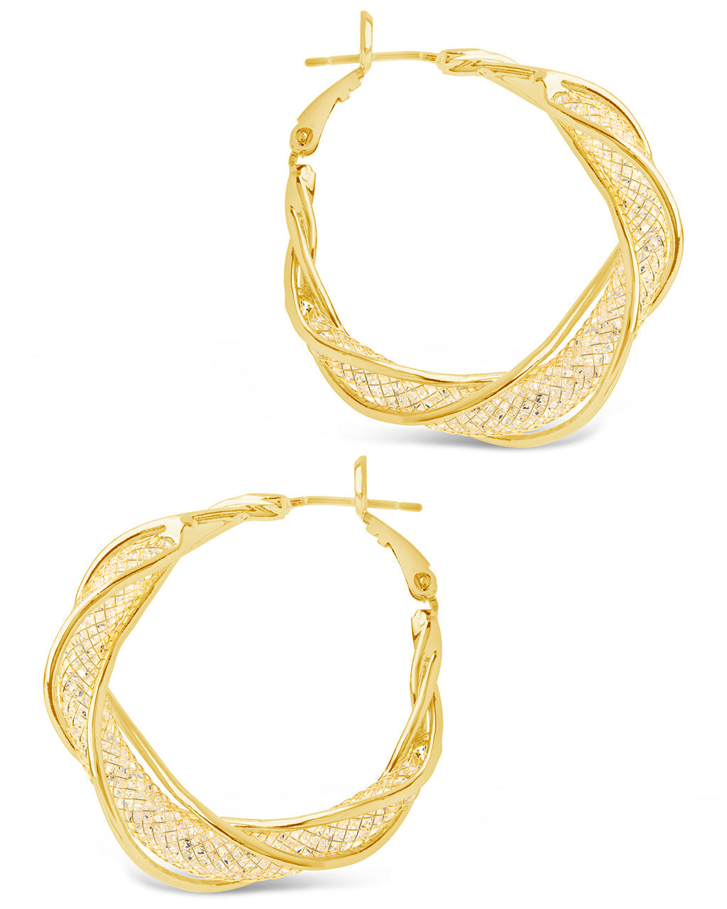 Suki Hoops Earring Sterling Forever 