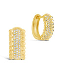 Ellerie Micro Hoops Earring Sterling Forever Gold 