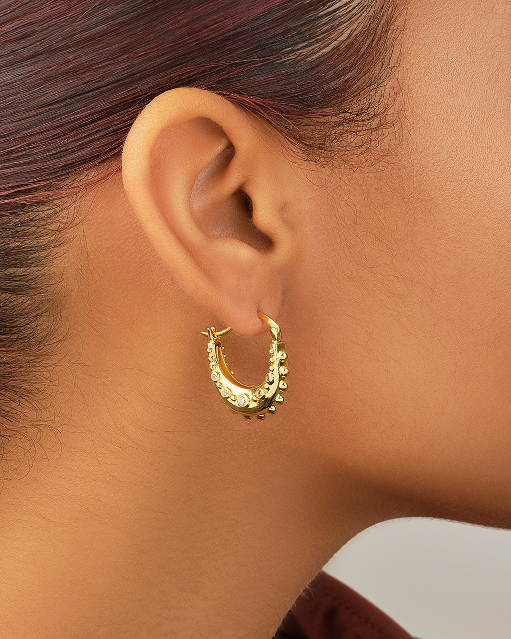 Oriana Hoops Earring Sterling Forever 