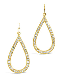 Evangeline Teardrop Hoops Earring Sterling Forever 