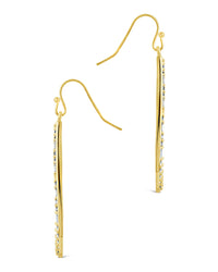 Evangeline Teardrop Hoops Earring Sterling Forever 