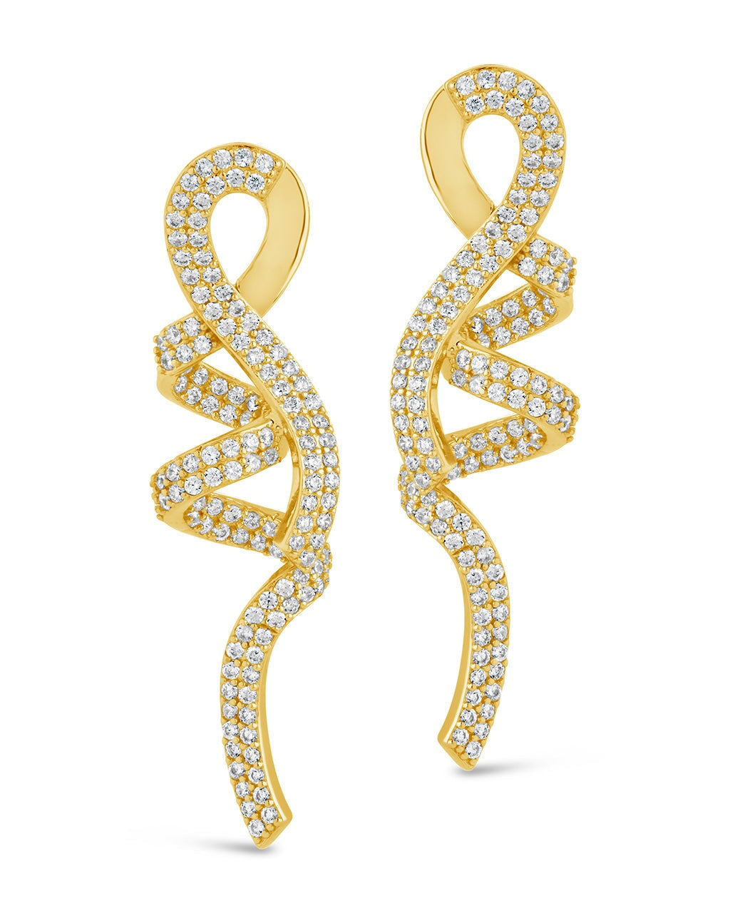 Carrie Drop Studs Earring Sterling Forever 
