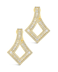 Amina Statement Studs Earring Sterling Forever 