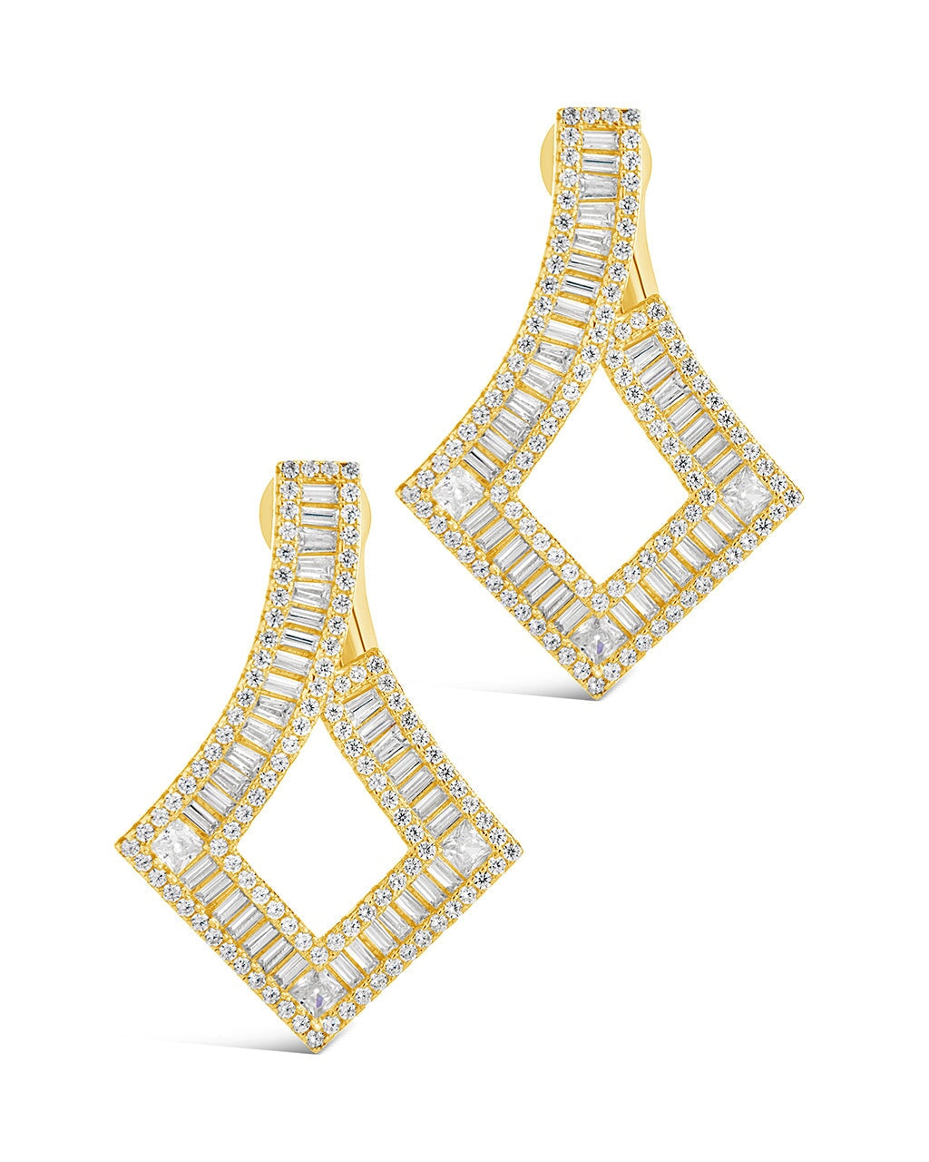 Amina Statement Studs Earring Sterling Forever 