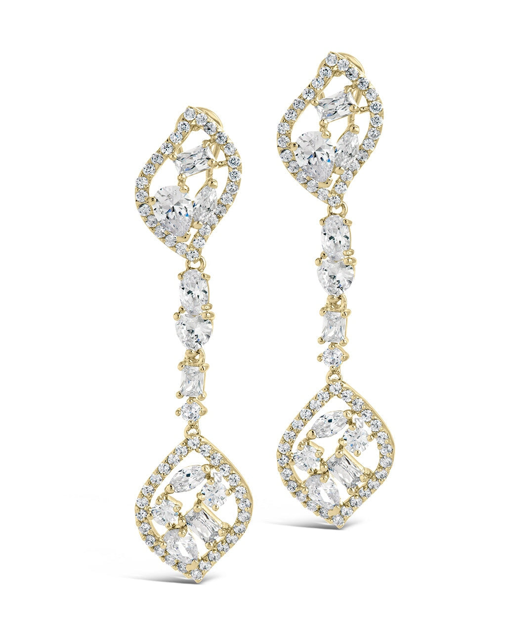 Mariah Drop Studs Earring Sterling Forever 