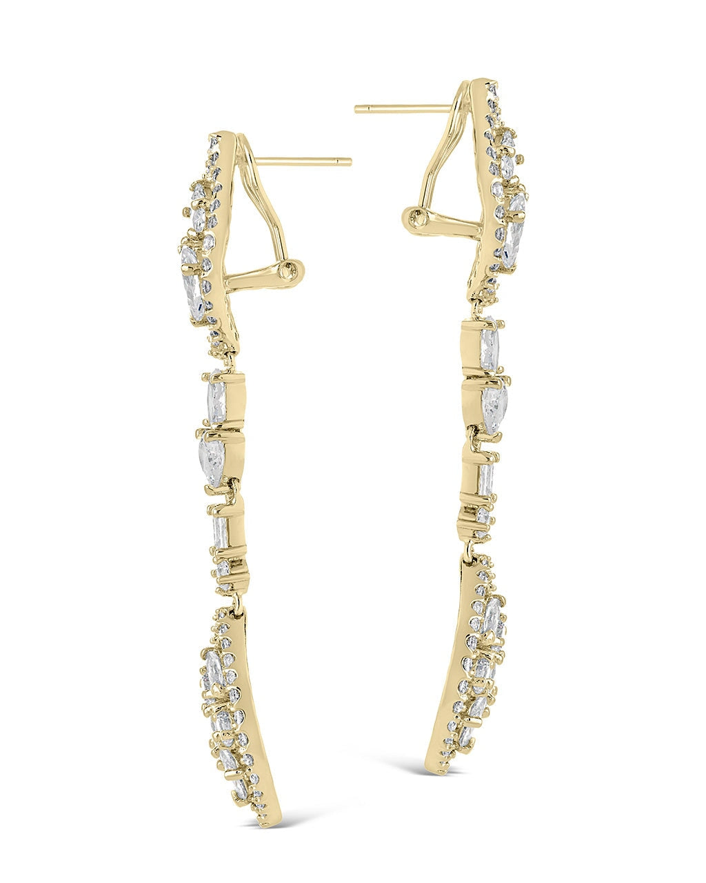 Mariah Drop Studs Earring Sterling Forever 