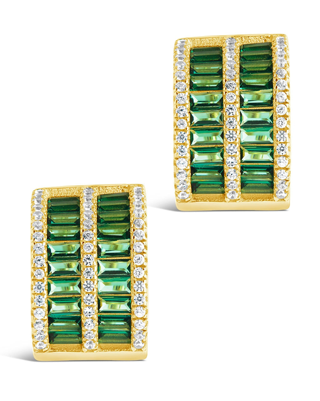 Serena CZ Hoops Earring Sterling Forever 