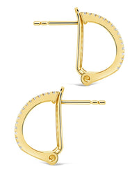 Serena CZ Hoops Earring Sterling Forever 