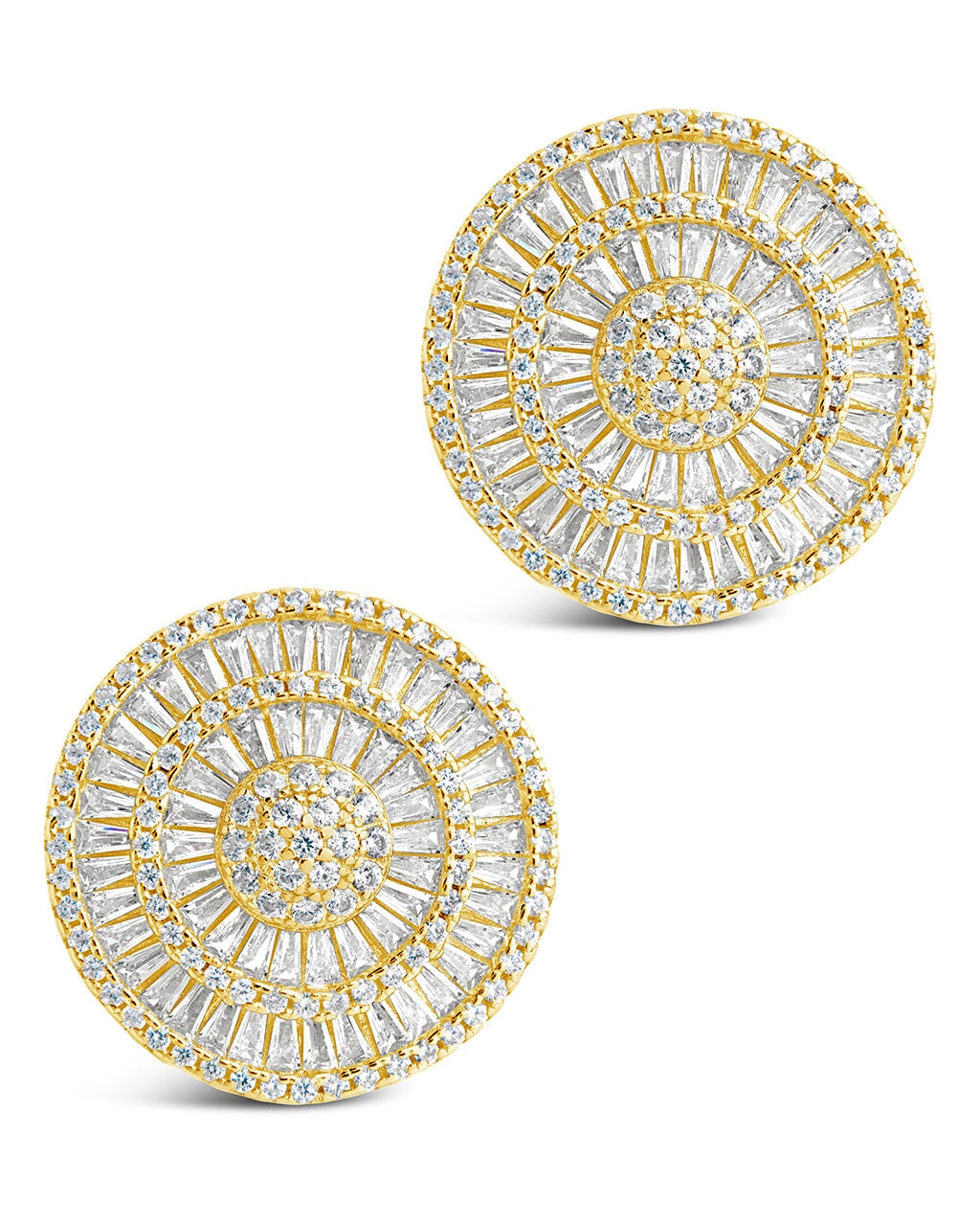 Sandy Circle Studs Earring Sterling Forever 