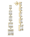 Penelope Drop Studs Earring Sterling Forever Gold 