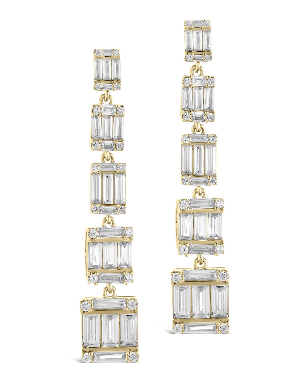 Penelope Drop Studs Earring Sterling Forever 