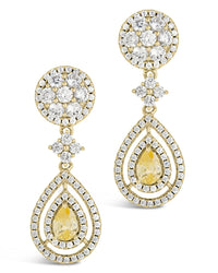 Jennifer Drop Studs Earring Sterling Forever 