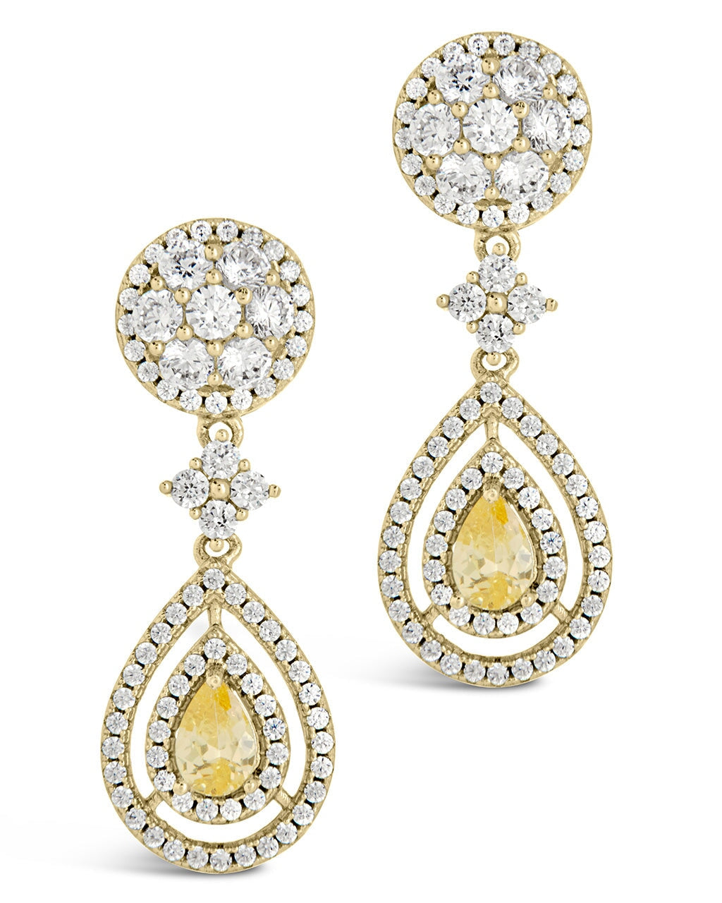 Jennifer Drop Studs Earring Sterling Forever 