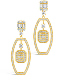 Kendall Drop Studs Earring Sterling Forever 