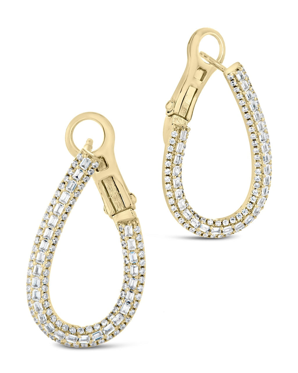 Heather Statement Studs Earring Sterling Forever Gold 