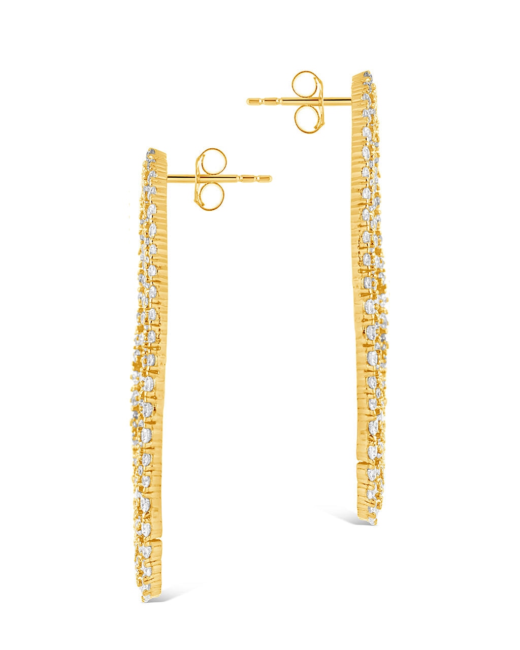 Olivia Oval Studs Earring Sterling Forever 