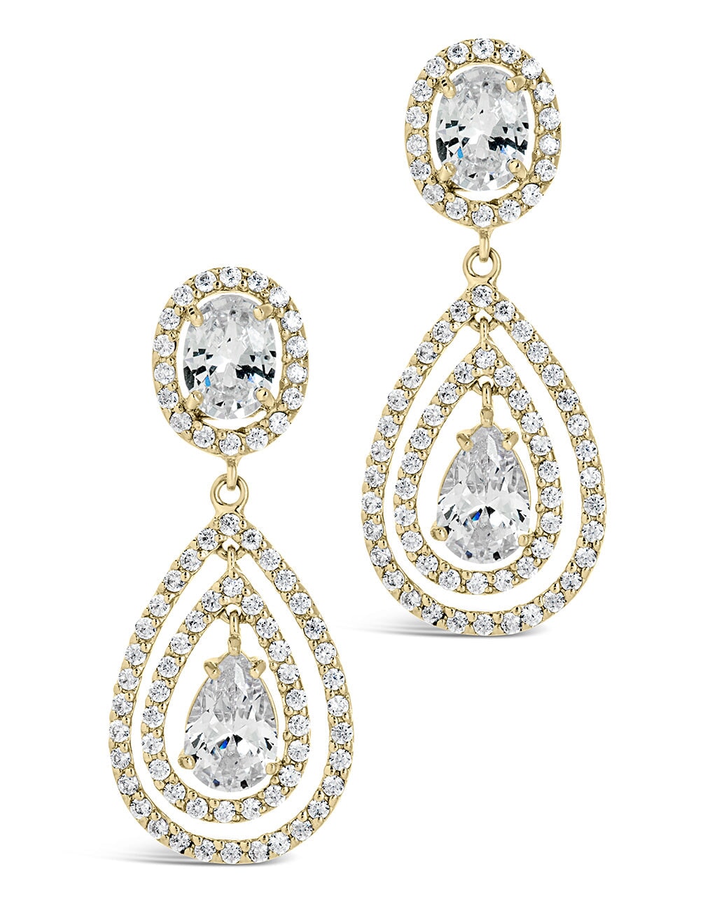 Cheyenne Drop Studs Earring Sterling Forever 