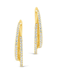Kyle Hoops Earring Sterling Forever 