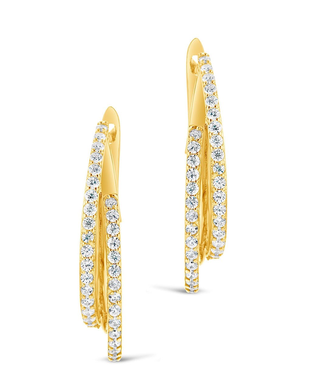 Kyle Hoops Earring Sterling Forever 
