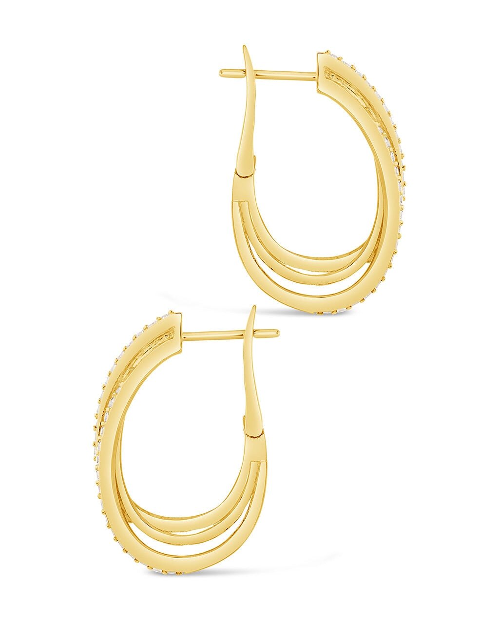 Kyle Hoops Earring Sterling Forever 