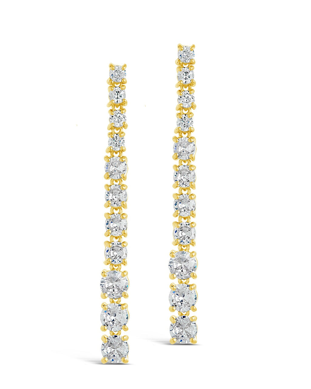 Natasha Drop Studs Earring Sterling Forever 