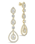 Meryl CZ Drop Earrings - Sterling Forever
