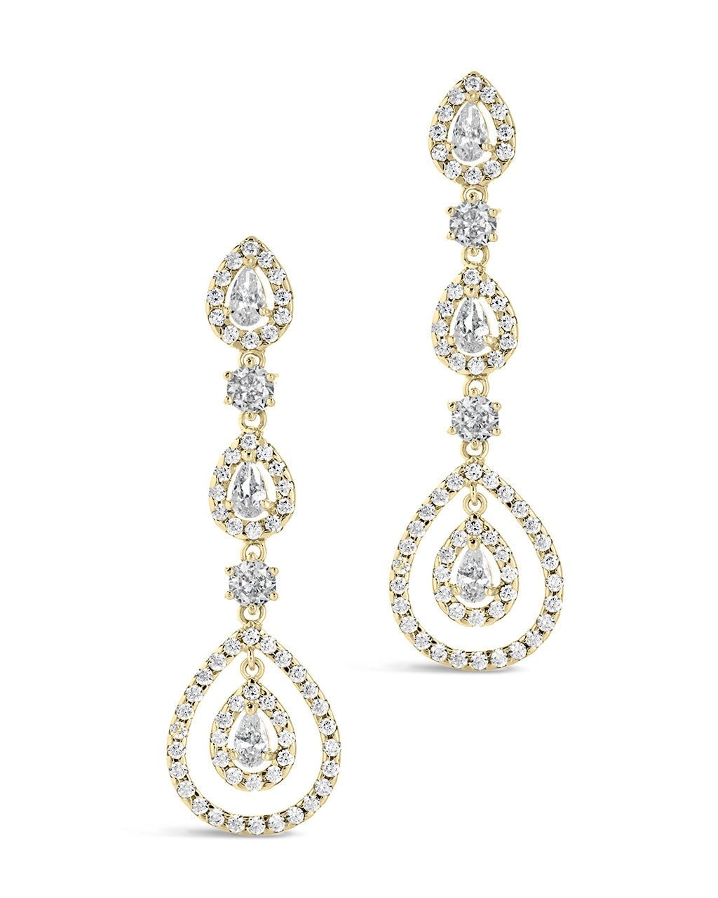 Meryl CZ Drop Earrings - Sterling Forever