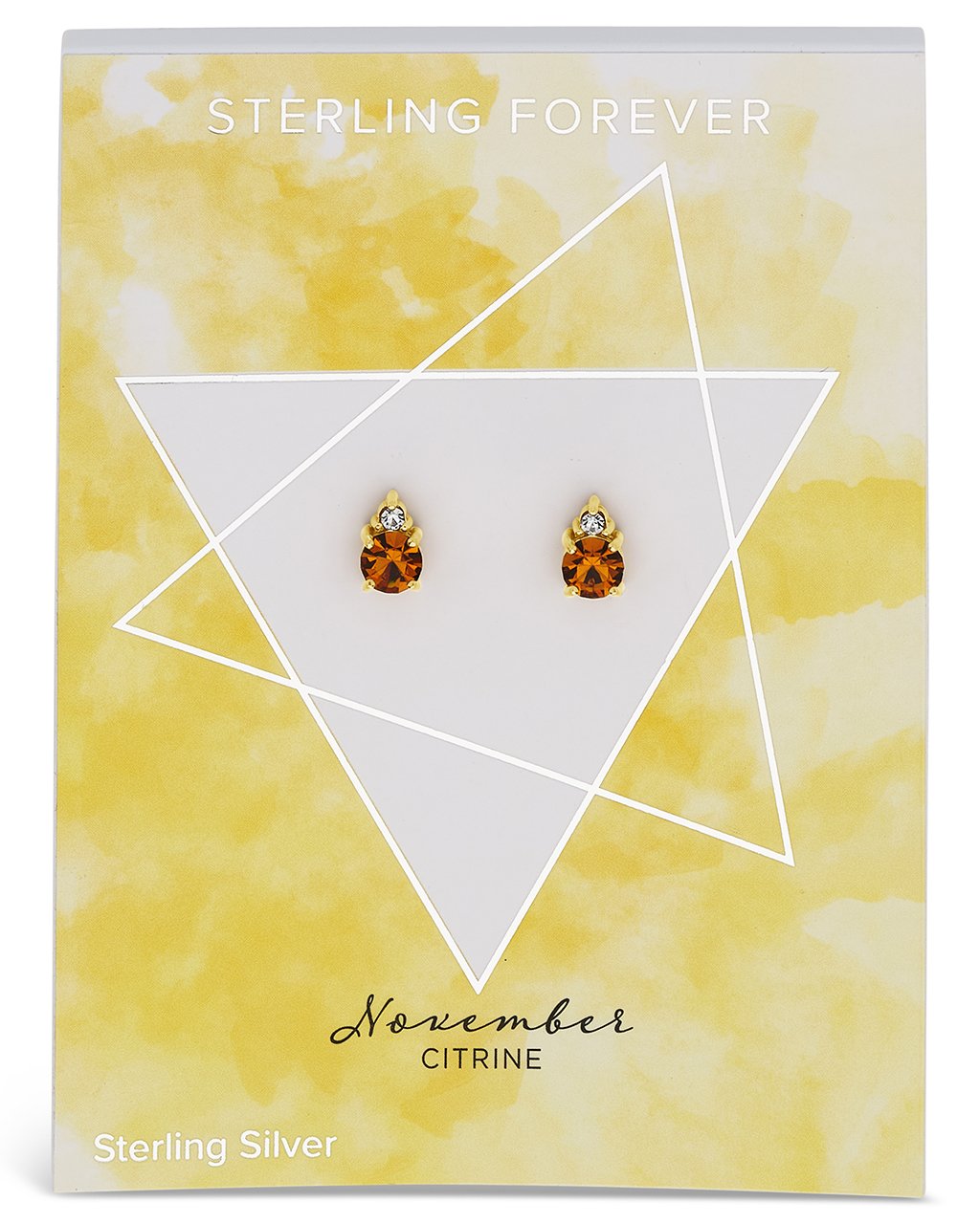 Sterling Silver Birthstone Studs Earring Sterling Forever 