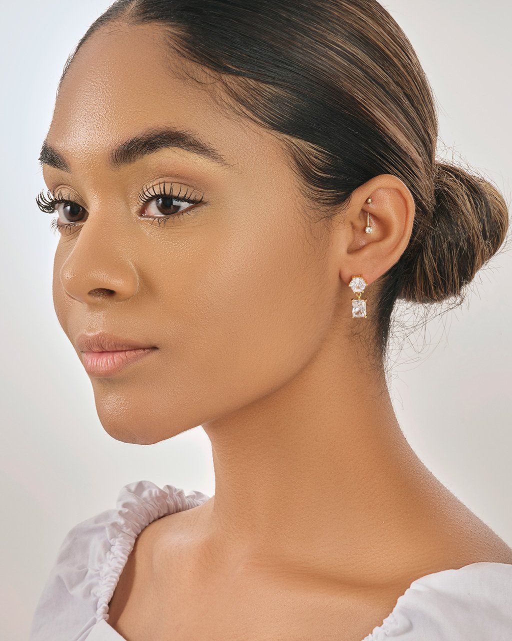 Daphne Drop Studs Earring Sterling Forever 