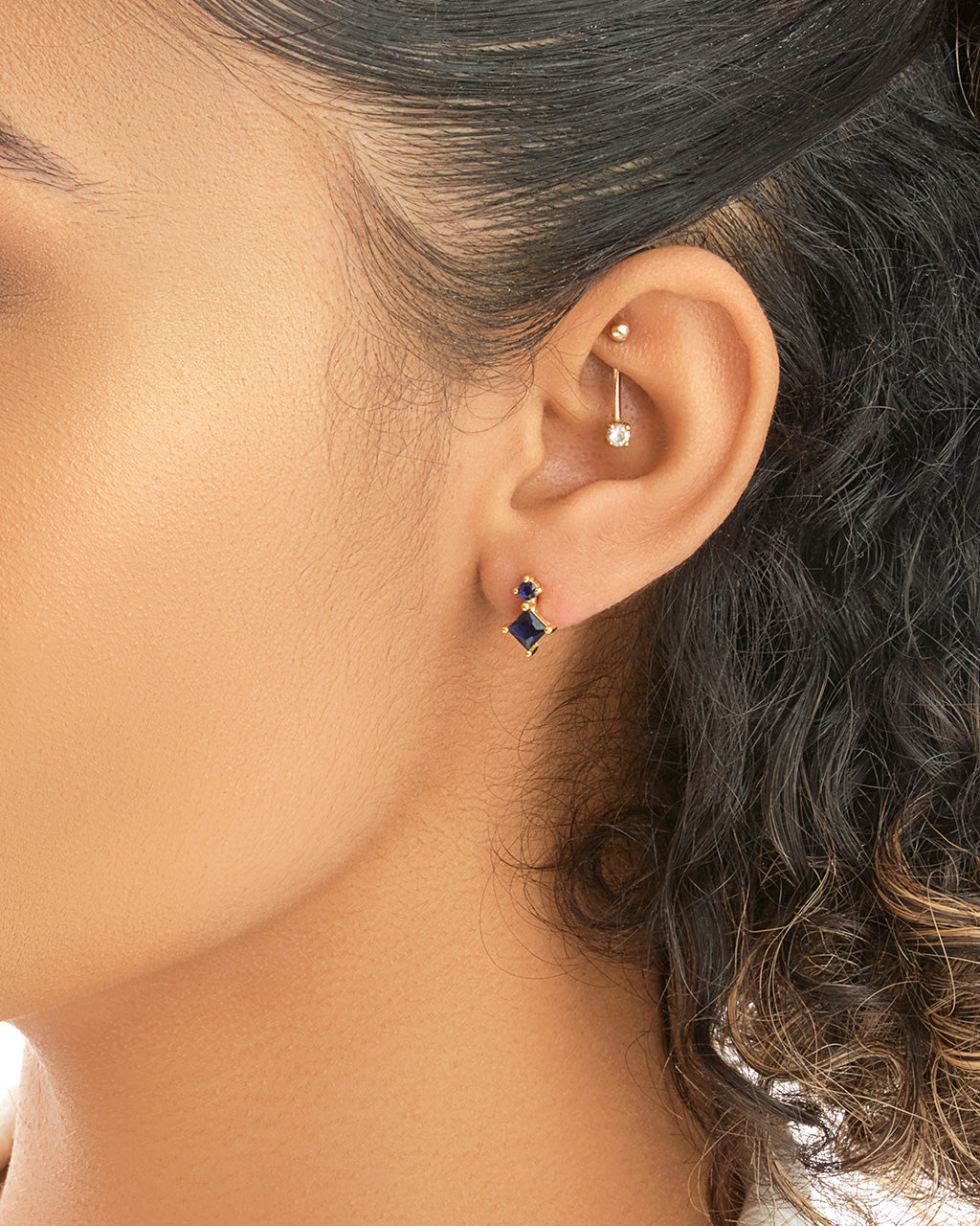 Stella CZ Drop Studs Earring Sterling Forever 