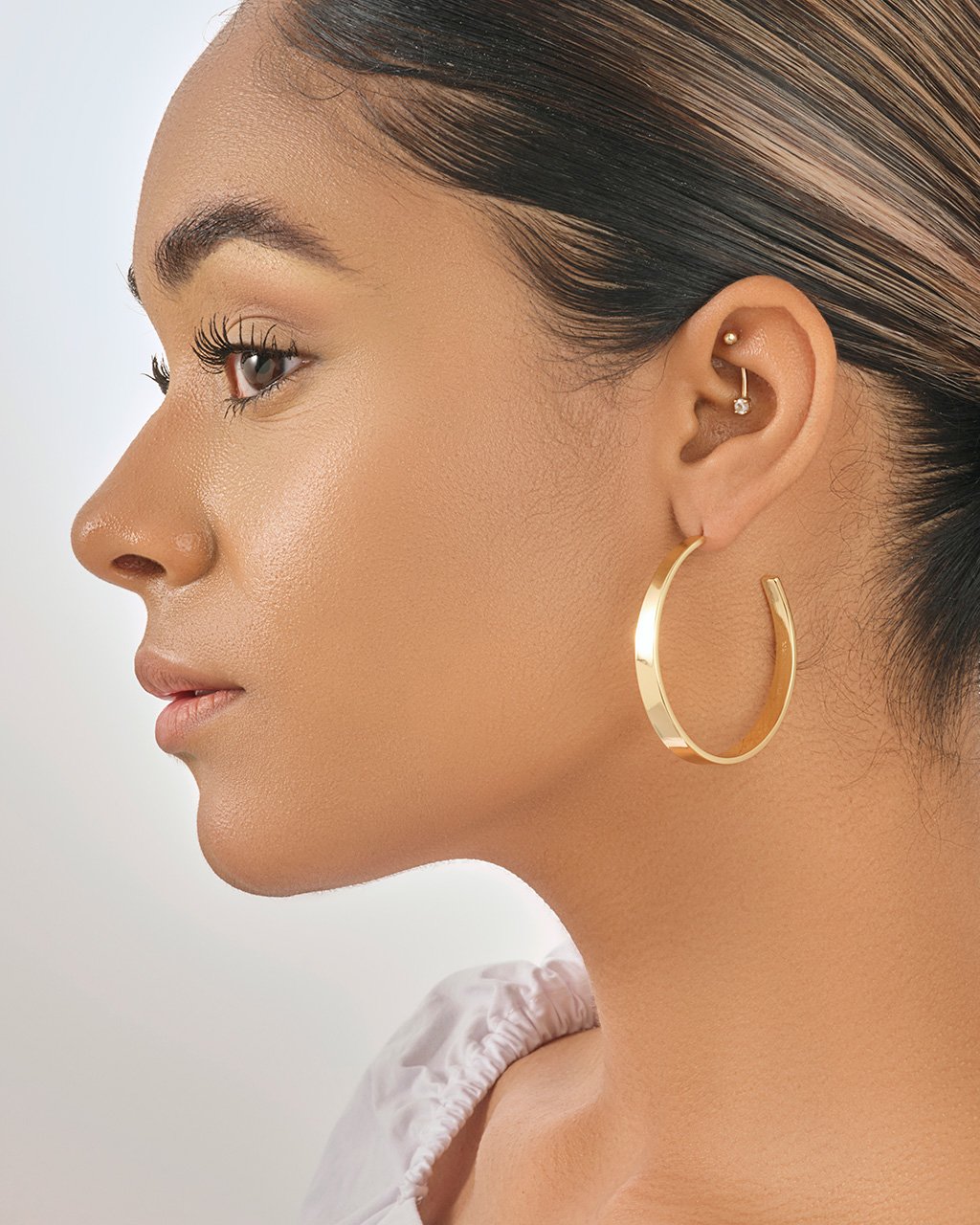 Graduating Hoop Earrings Earring Sterling Forever 