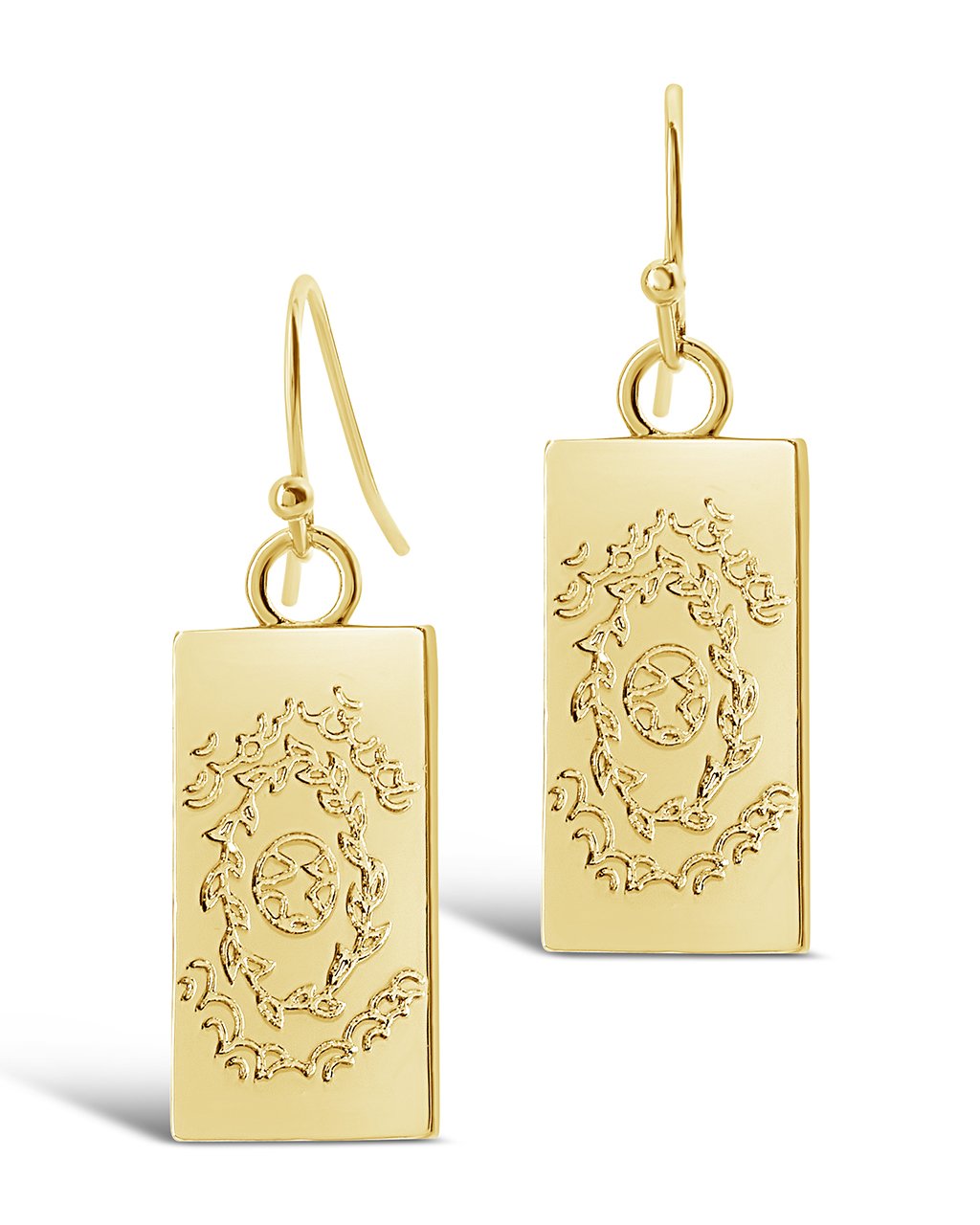 Tarot Card Dangle Earrings - Sterling Forever