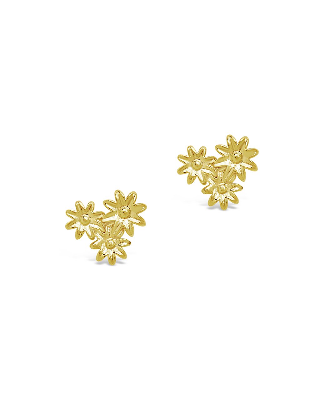 Multi Flower Stud Earrings - Sterling Forever