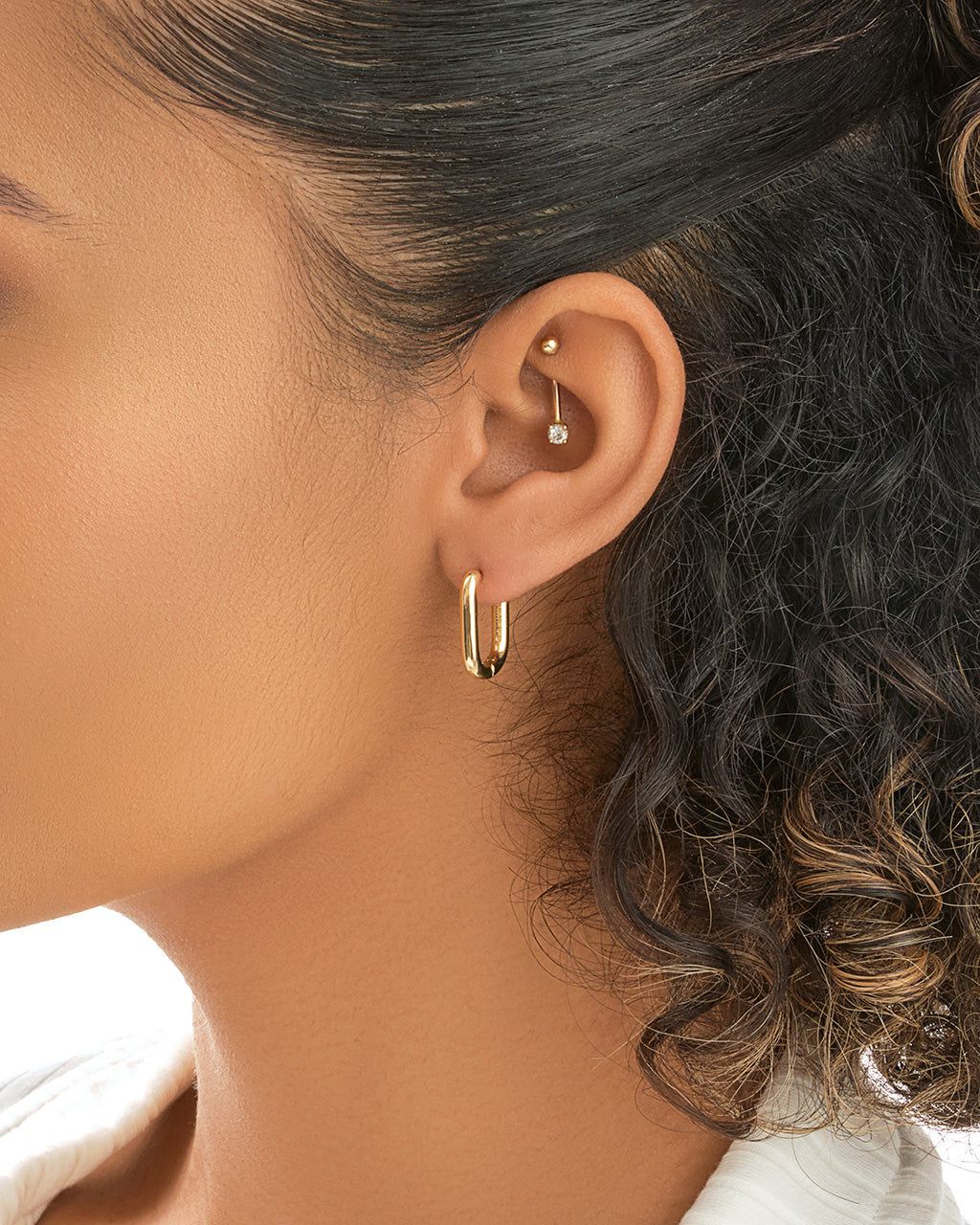 Josie Hoops Earring Sterling Forever 