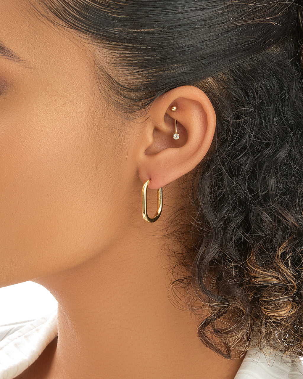 Josie Hoops Earring Sterling Forever 