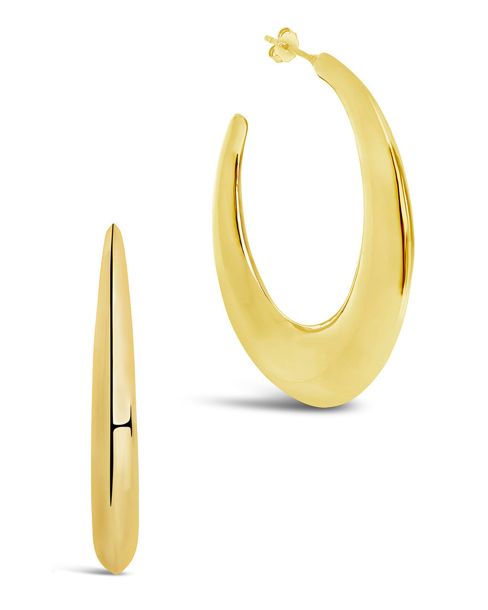 Trixie Hoops Earring Sterling Forever Gold 