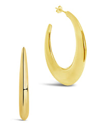 Trixie Hoops Earring Sterling Forever Gold 