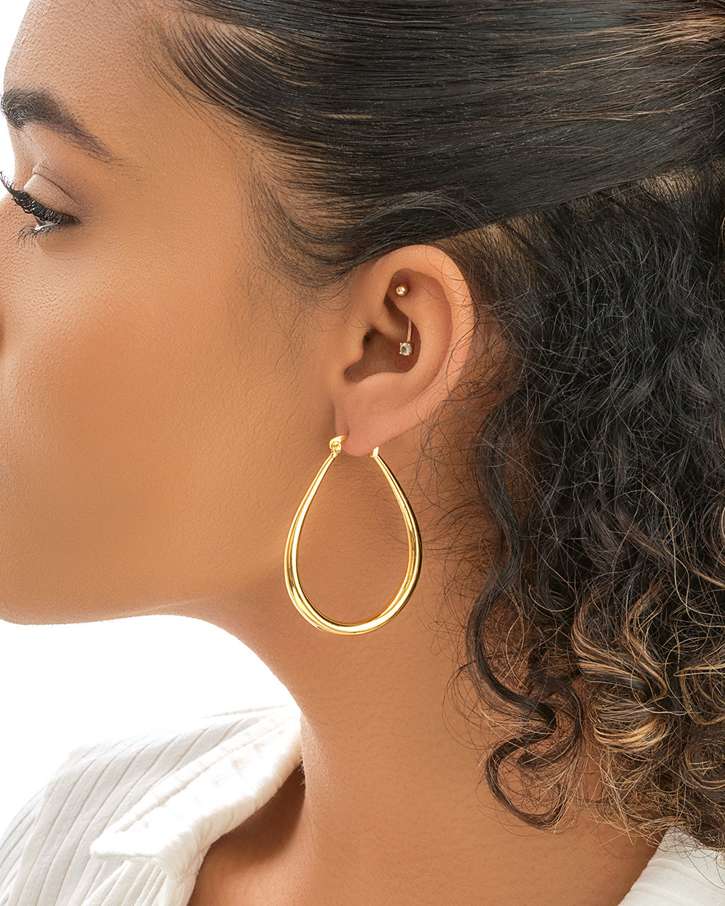Jules Hoops Earring Sterling Forever 