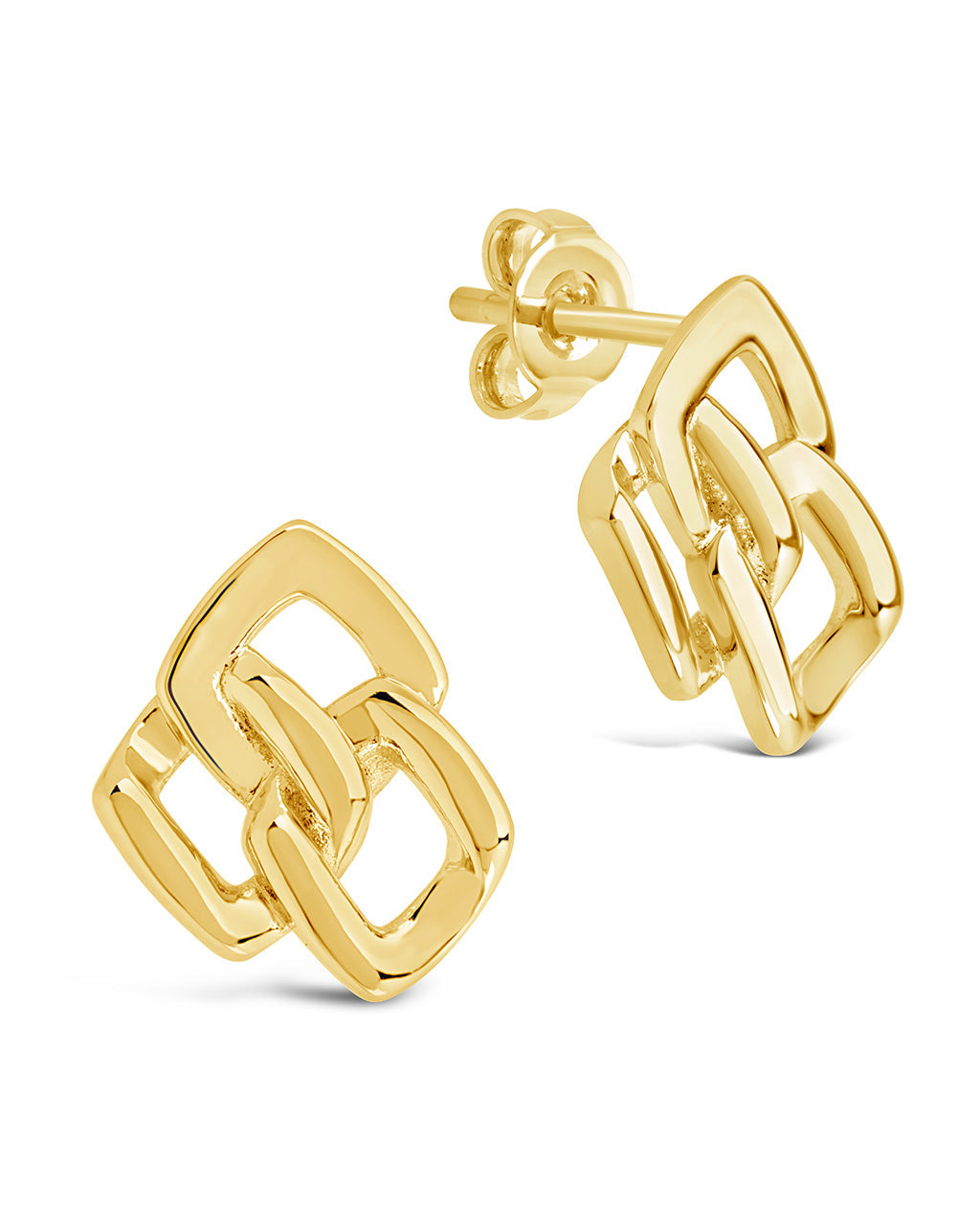 Lennox Studs Earring Sterling Forever Gold 