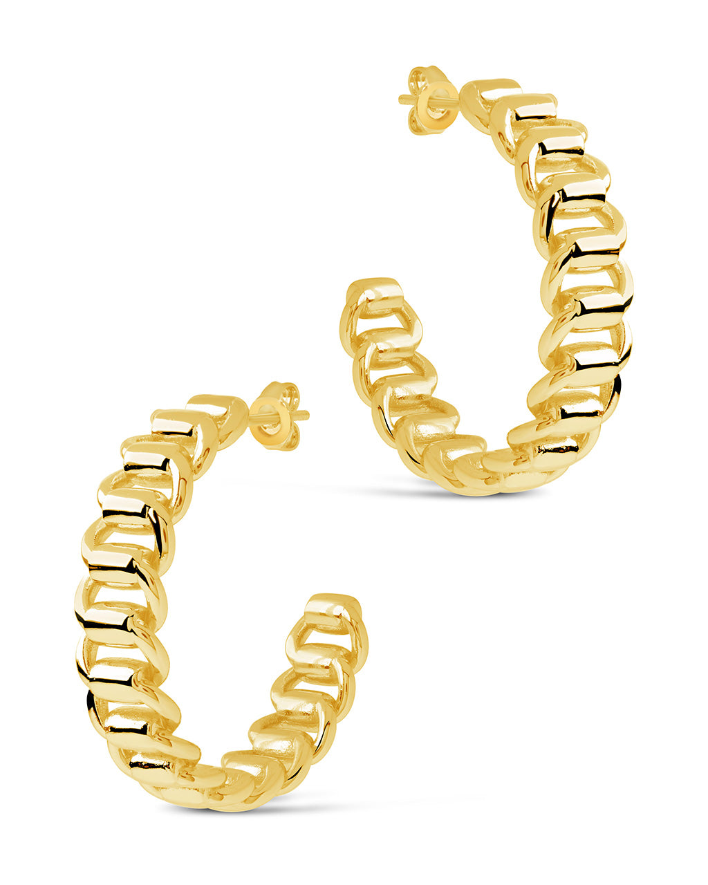 Zaylee Hoops Earring Sterling Forever 